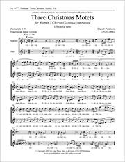 Three Christmas Motets